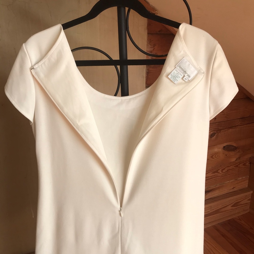 Donna Morgan Black-and-White Dress, EUC, 10 - Picture 7 of 16